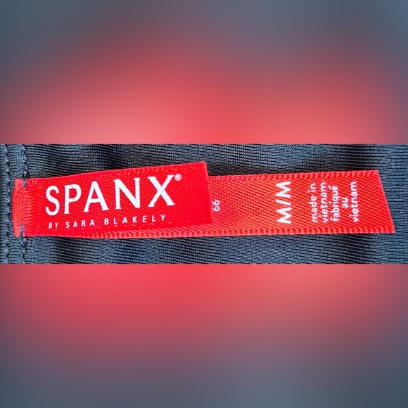 Spanx By Sara Blakely Black Faux Leather Leggings, Size Medium - Picture 9 of 12